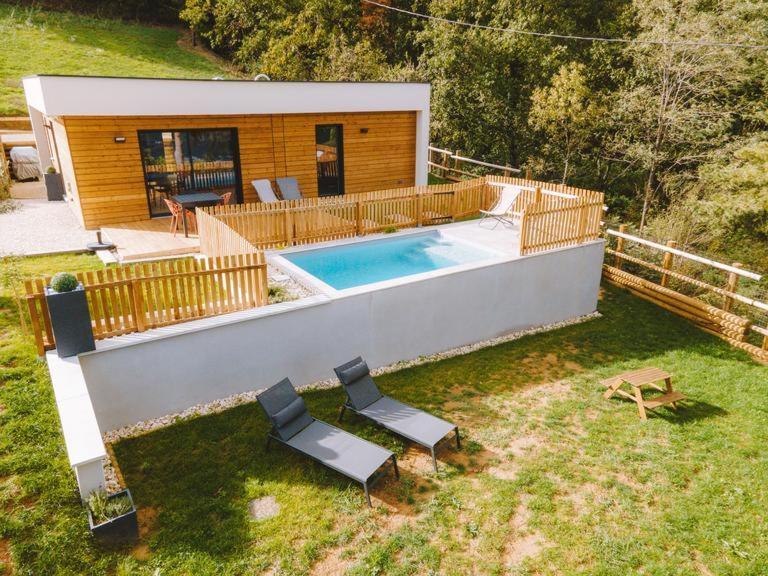 La Booa - Ecolodge En Ardeche - Piscine Privee - Ecolodgite Озон Экстерьер фото