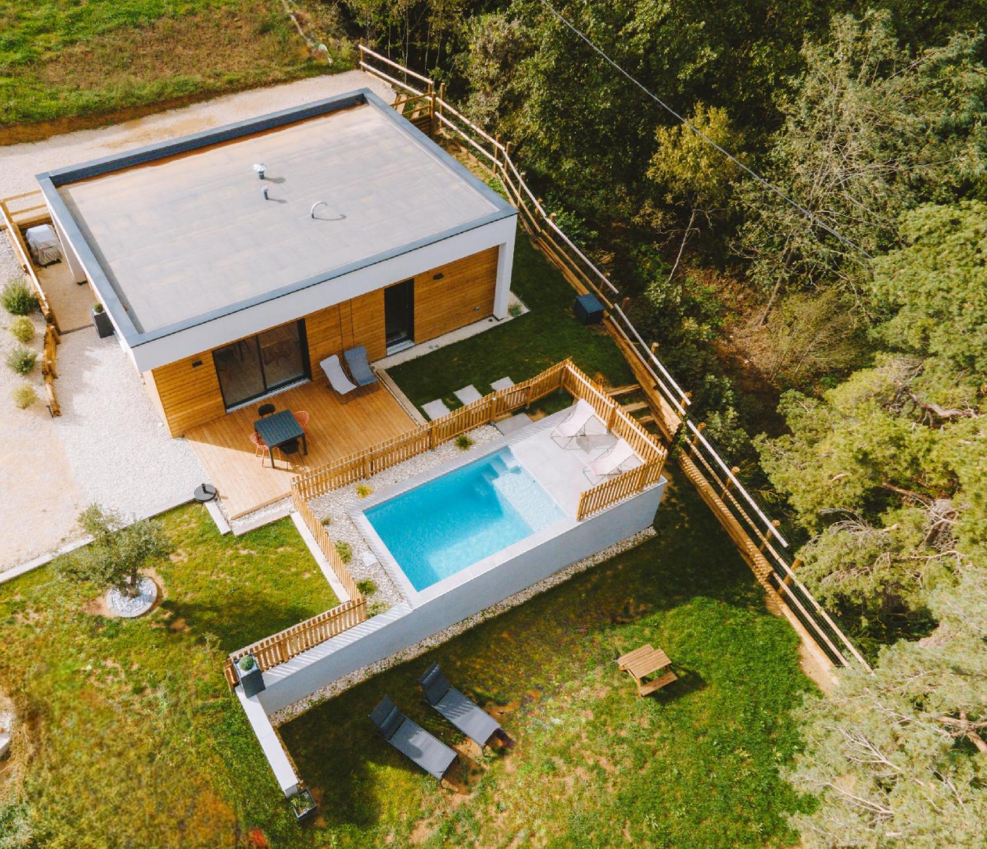 La Booa - Ecolodge En Ardeche - Piscine Privee - Ecolodgite Озон Экстерьер фото