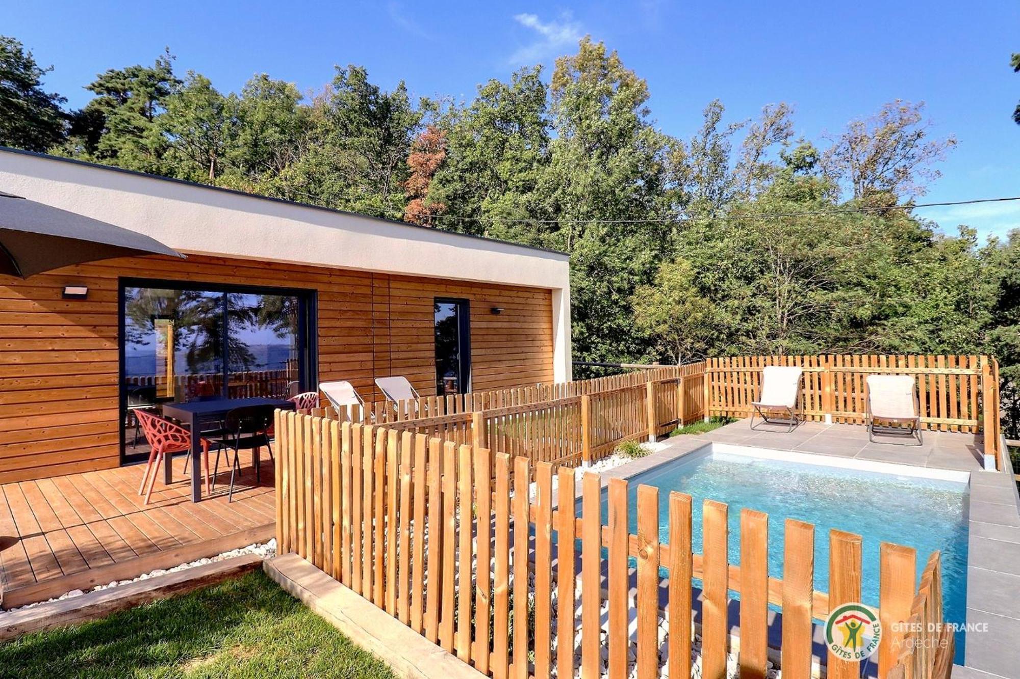 La Booa - Ecolodge En Ardeche - Piscine Privee - Ecolodgite Озон Экстерьер фото