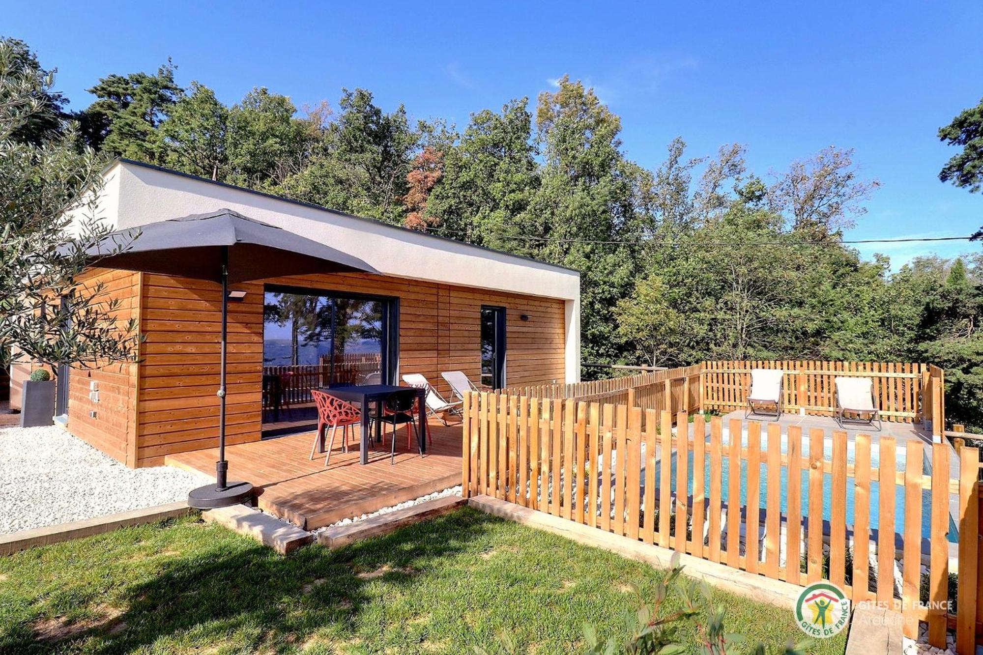 La Booa - Ecolodge En Ardeche - Piscine Privee - Ecolodgite Озон Экстерьер фото