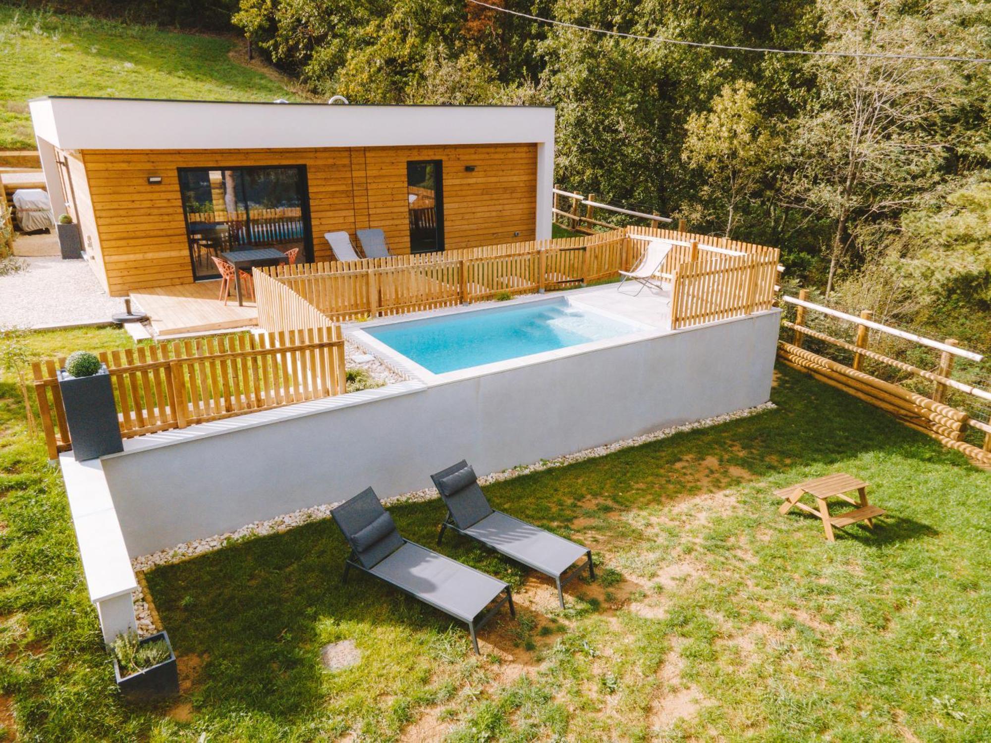 La Booa - Ecolodge En Ardeche - Piscine Privee - Ecolodgite Озон Экстерьер фото
